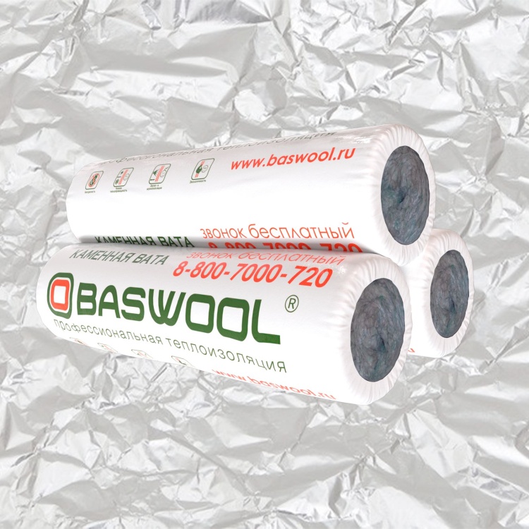 Мат прошивной BASWOOL  МП-125 (Ф) 2000х1200х60 мм